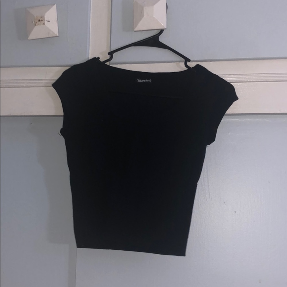 Mandee black tee